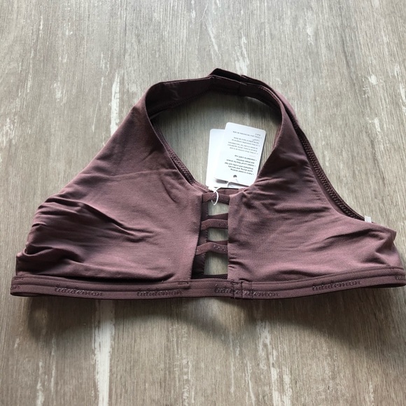 Lululemon Simply Gathered Bra - Cherry Cola - Picture 4 of 8